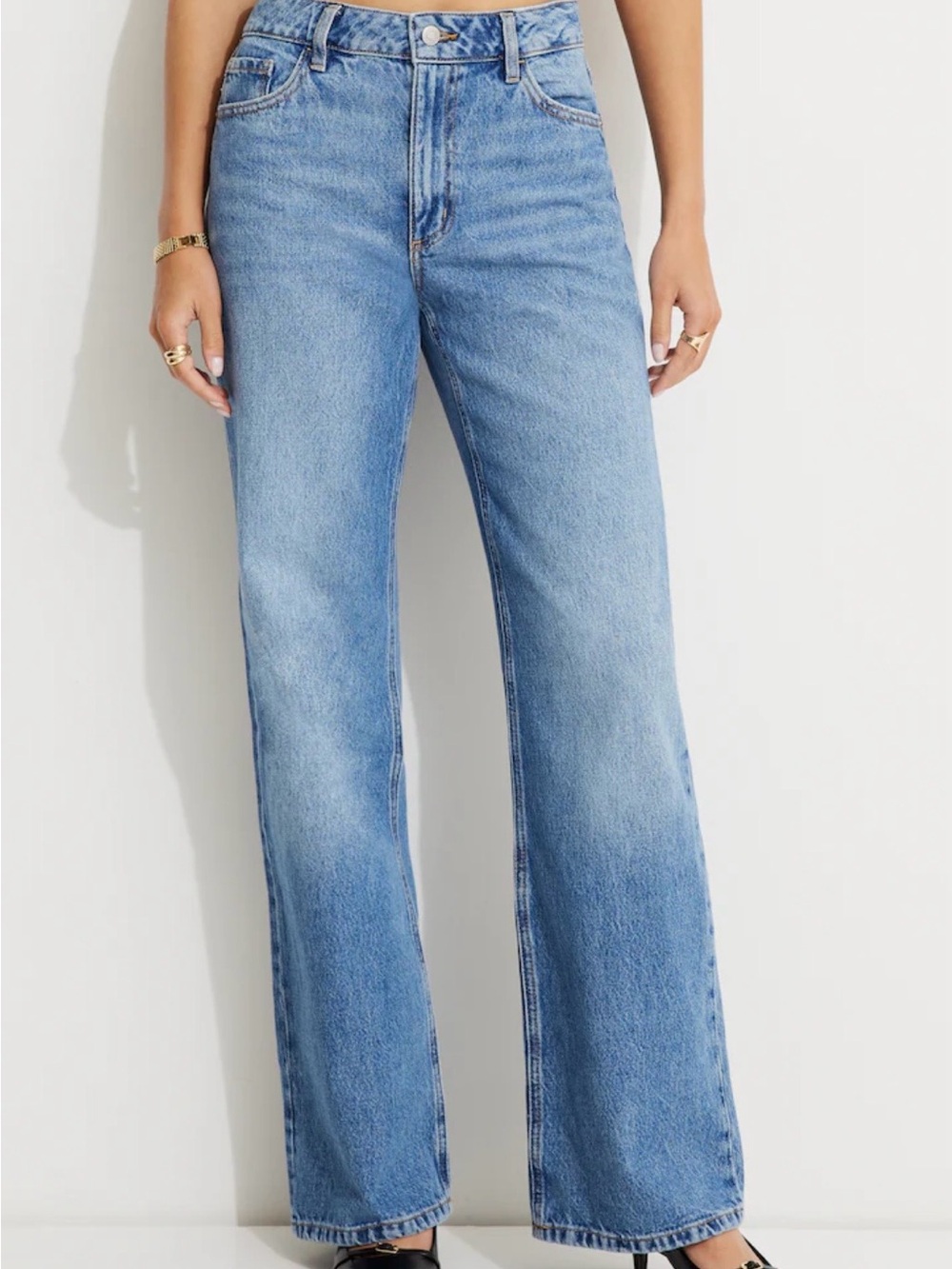 Dynamite-Heidi jeans  Light Blue Wide Leg